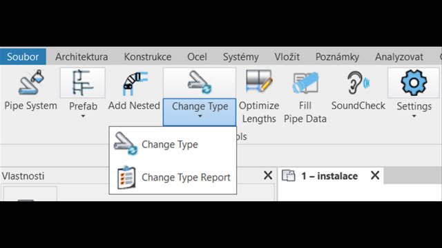 Plugin Revit Menu. Foto: archiv Wavin